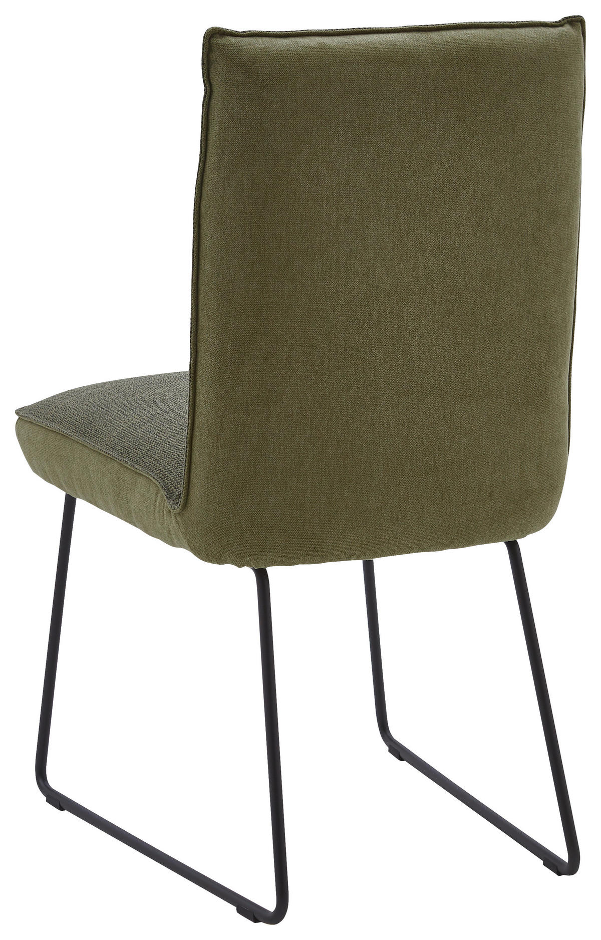 STUHL  in Stahl Flachgewebe  - Schwarz/Grün, Design, Textil/Metall (49/93/59cm) - Dieter Knoll