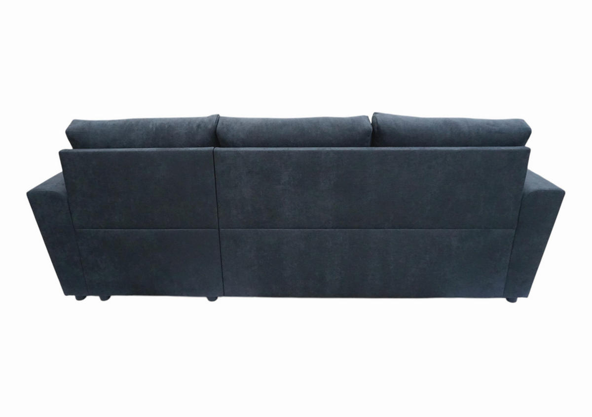 ECKSOFA TERMOLI Anthrazit Jacquard  - Anthrazit/Schwarz, Design, Kunststoff/Textil (231/155cm) - MID.YOU