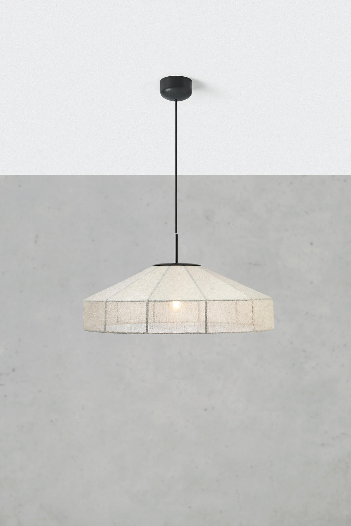 PENDELLEUCHTE 57/28 cm  - Beige, Design, Textil (57/28cm) - Markslöjd