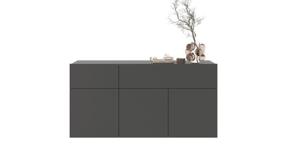 SIDEBOARD Newniq  in 150/75/42 cm  - Anthrazit, Design, Holzwerkstoff (150/75/42cm) - Hom`in