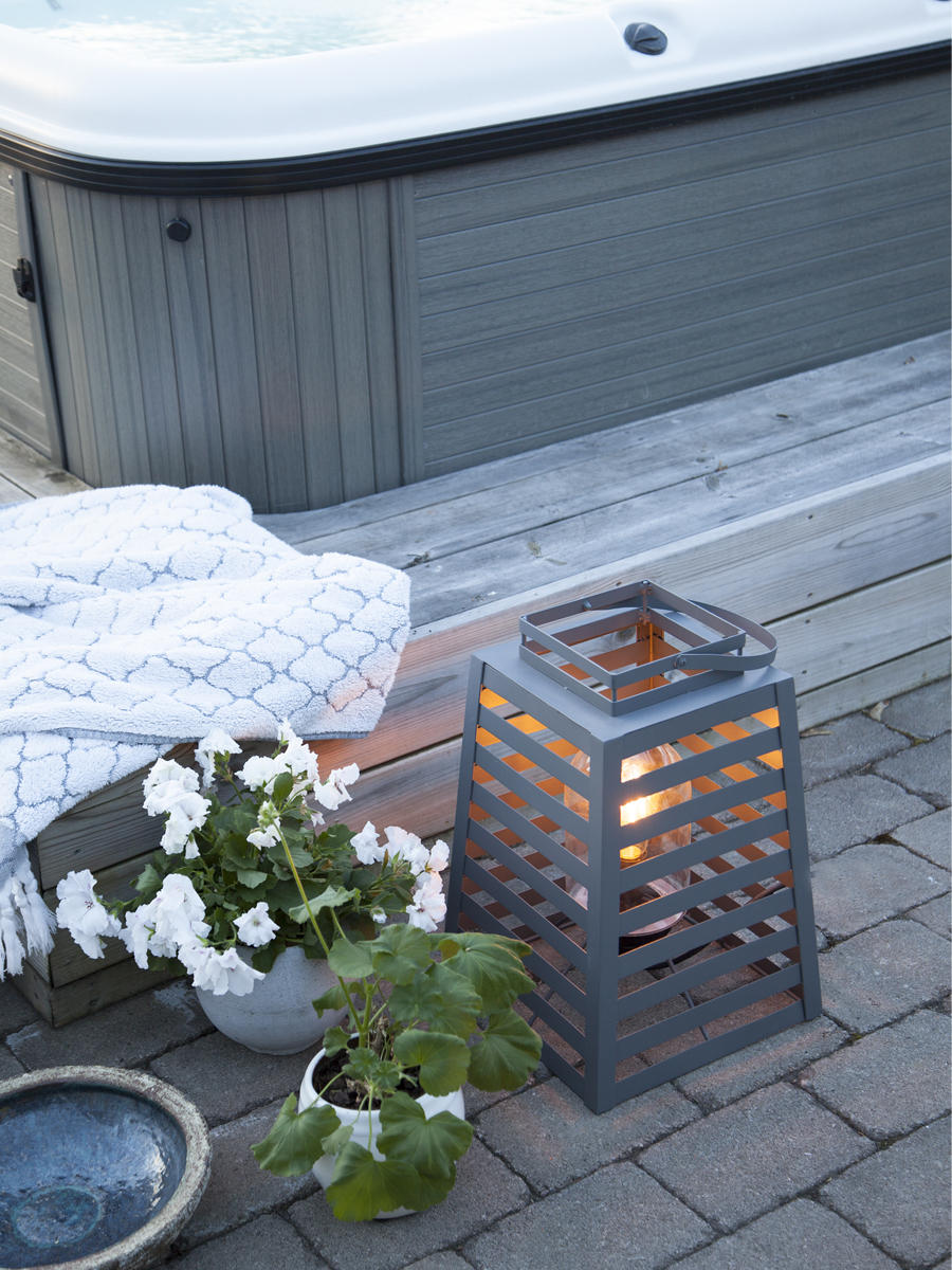 STOLNÁ LAMPA, E27, 30/60 cm  - čierna, Lifestyle, kov (30/60cm) - By Rydéns