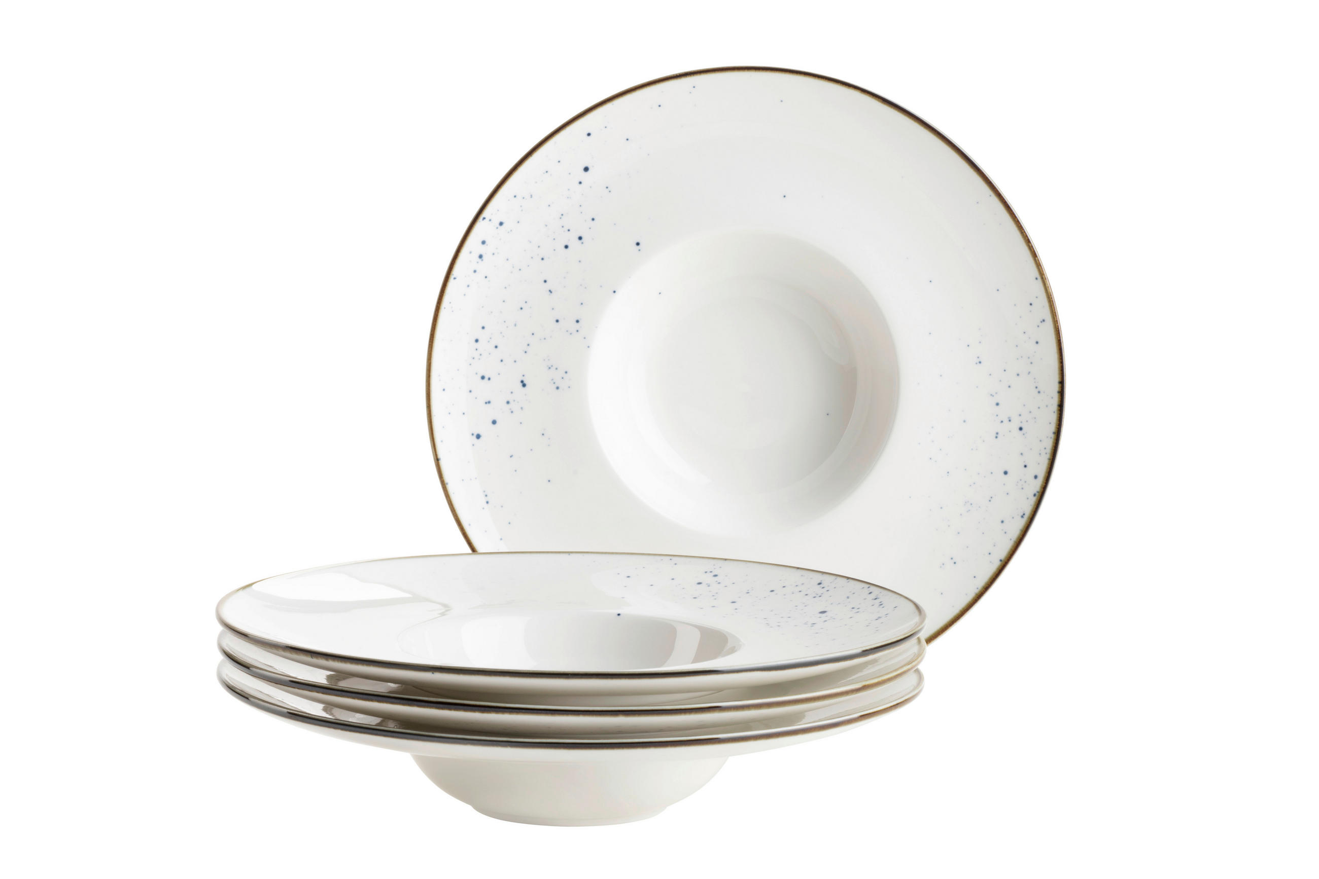 TELLERSET 4-teilig  - Blau/Weiß, Basics, Keramik (26/5cm) - Mäser