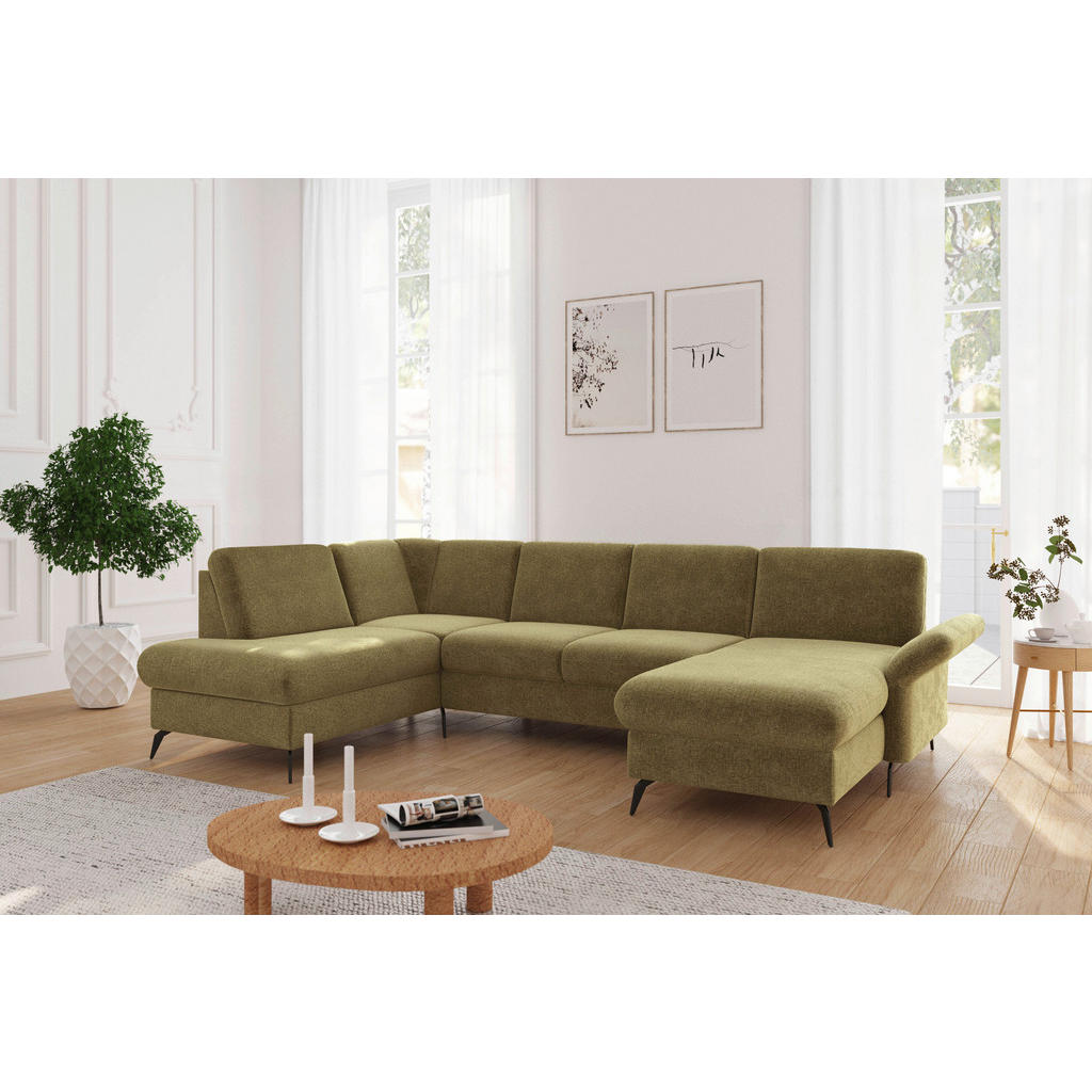 Sit & More SEDACIA SÚPRAVA, textil, olivovozelená