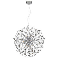KRISTALL-HÄNGELEUCHTE KATRINA 60/150 cm  - Klar/Chromfarben, LIFESTYLE, Glas/Kunststoff (60/150cm) - Globo