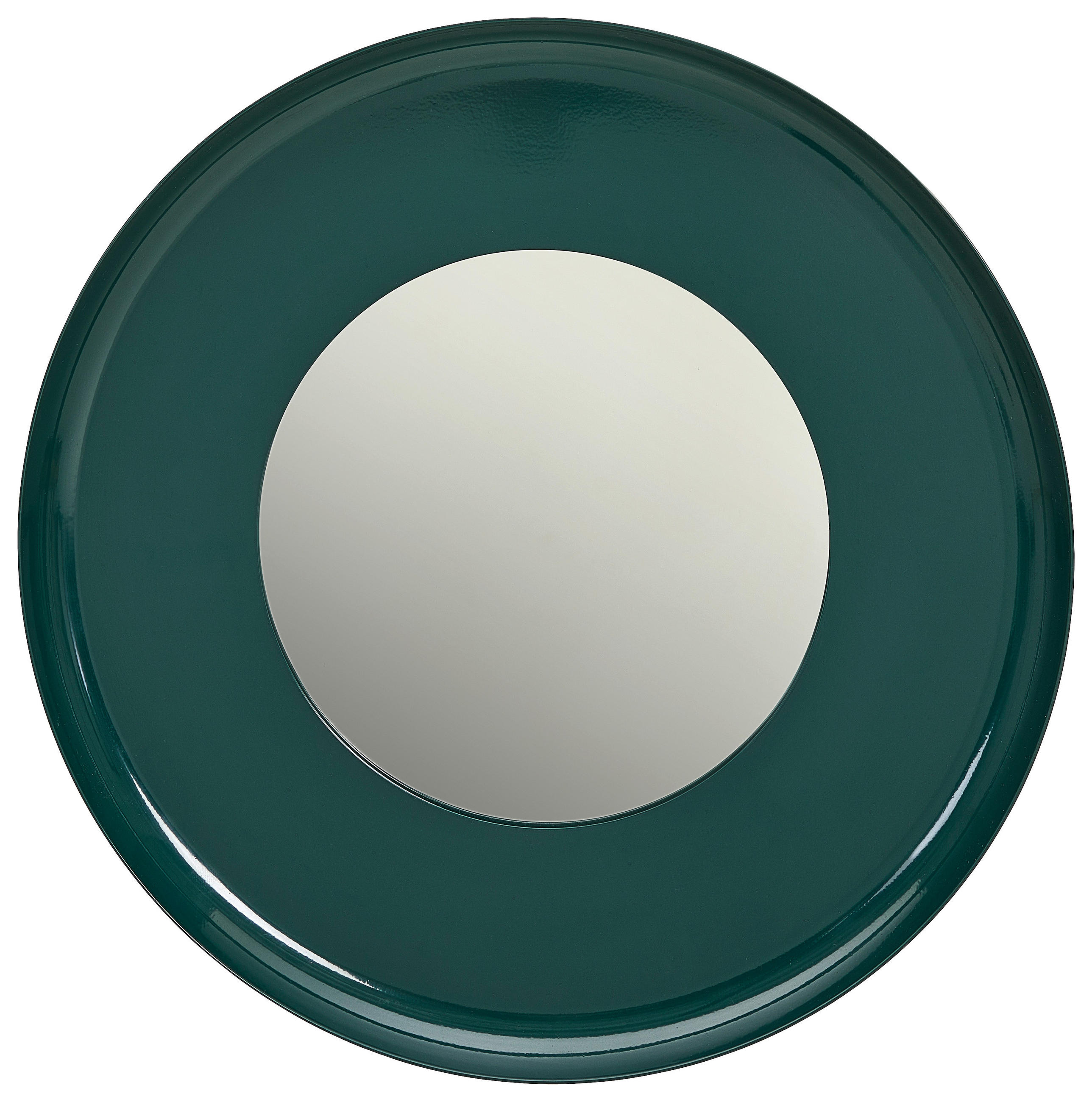 WANDSPIEGEL   41/4,5 cm  in  - Dunkelgrün, Trend, Glas/Metall (41/4,5cm)