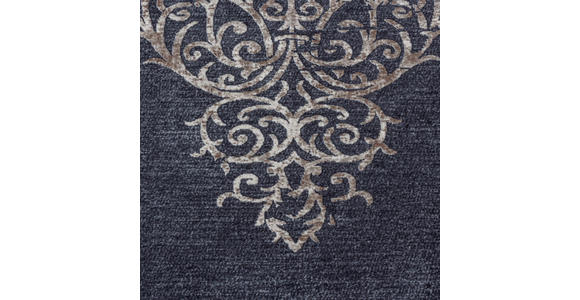 FLACHWEBETEPPICH 80/150 cm Fiesta Schwarz - Schwarz, Design, Leder/Textil (80/150cm) - Novel