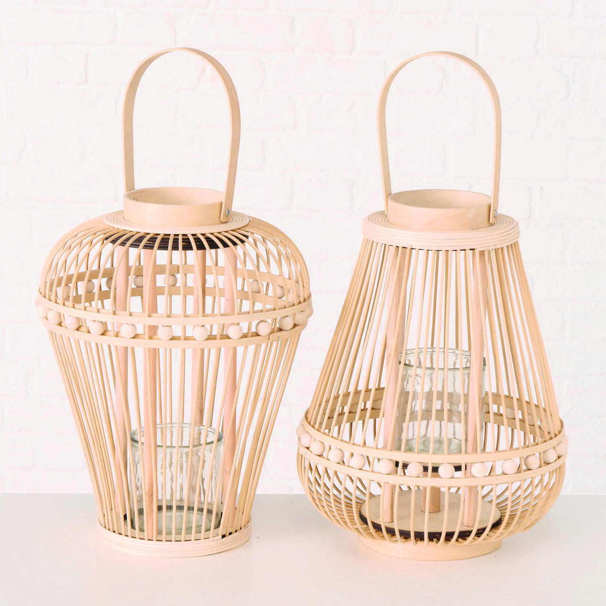 WINDLICHT - Naturfarben, Basics, Holz (30/28/36cm) - Ambia Home