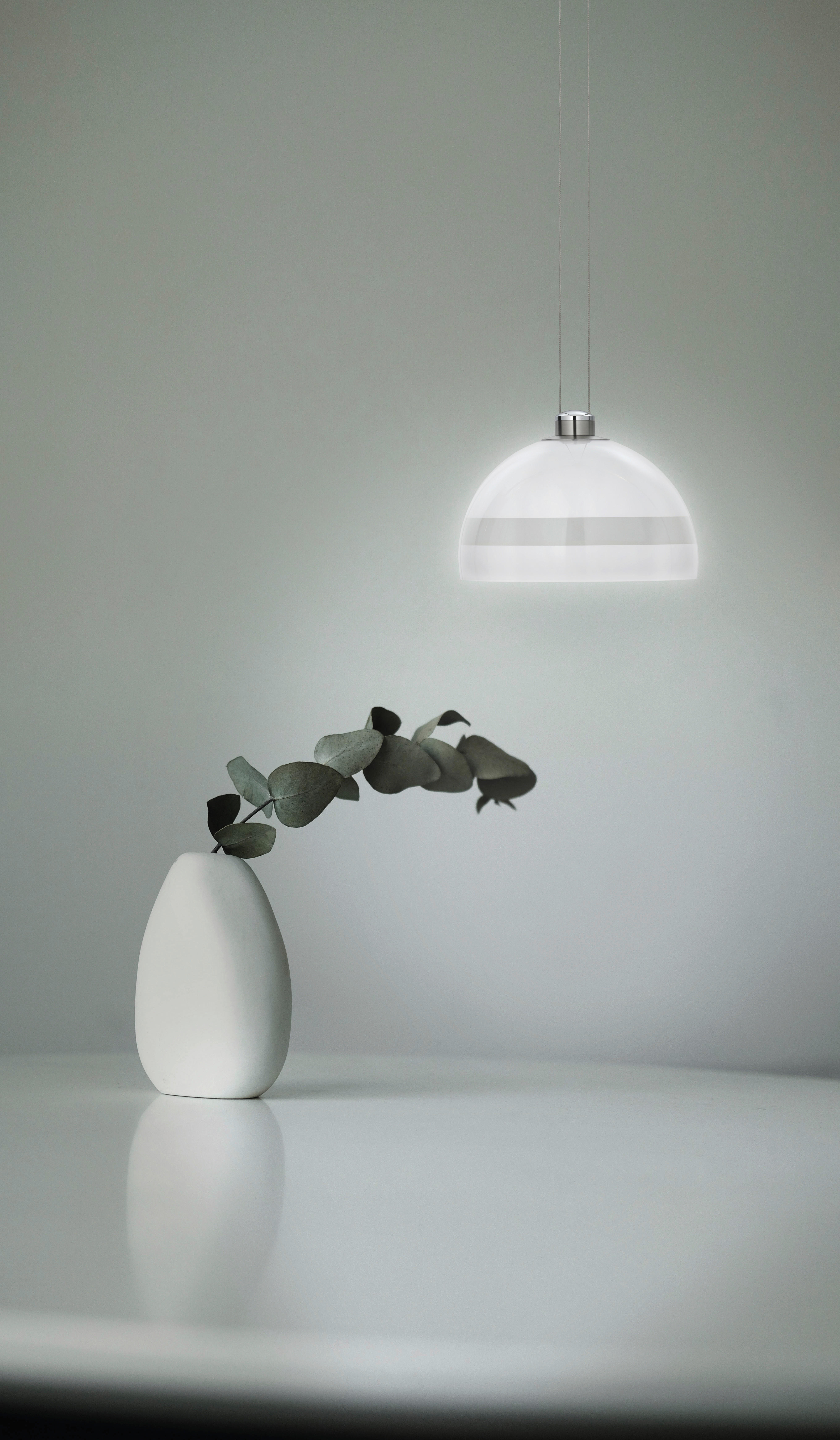 LED-PENDELLEUCHTE Indira   - Design, Glas/Metall (50-160cmcm) - B+M