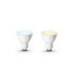 HUE WHITE AMBIANCE LED GU10 5,5 W - Weiß, Design, Kunststoff (5,0/5,7/5,0cm) - PHILIPS