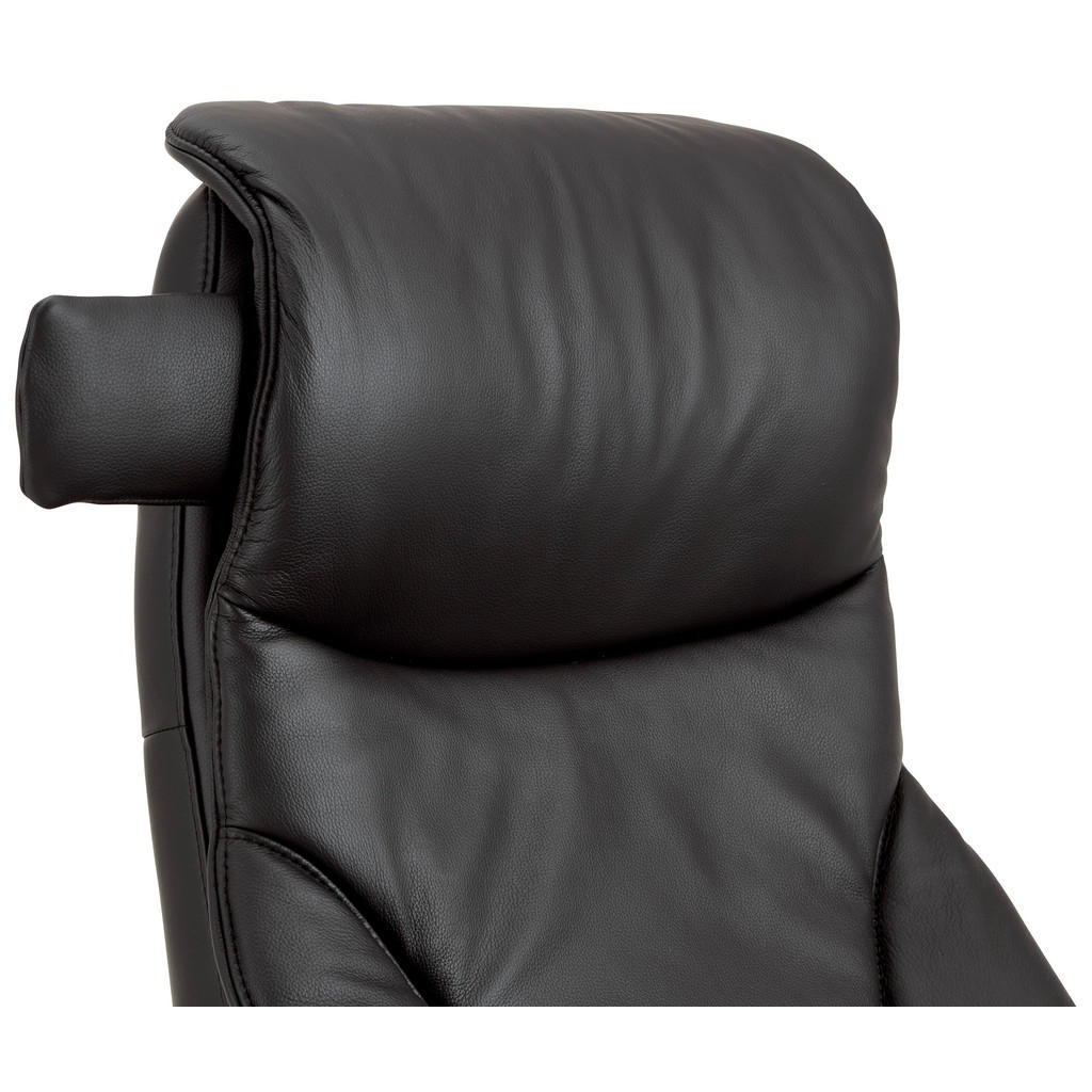Thumbnail - Dieter Knoll Relaxsessel Lenno, Schwarz, Leder, Echtleder, Longlife-Leder, Uni, 75x117x88 cm, Fußauswahl, Lederauswahl, ...