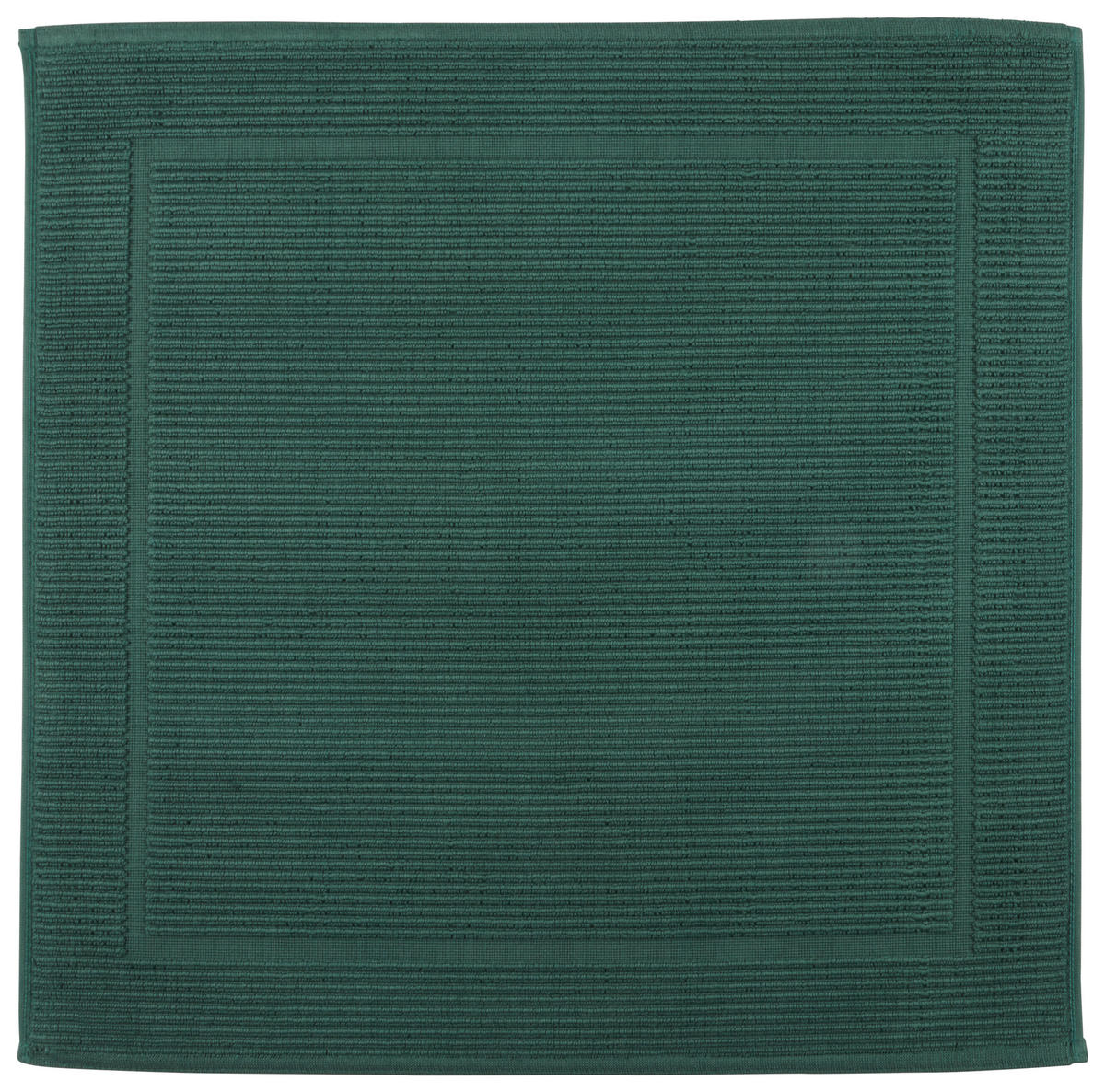 FÜRDŐSZOBASZŐNYEG  50/60 cm  sötétzöld   - sötétzöld, Basics, textil (50/60cm) - Bio:Vio