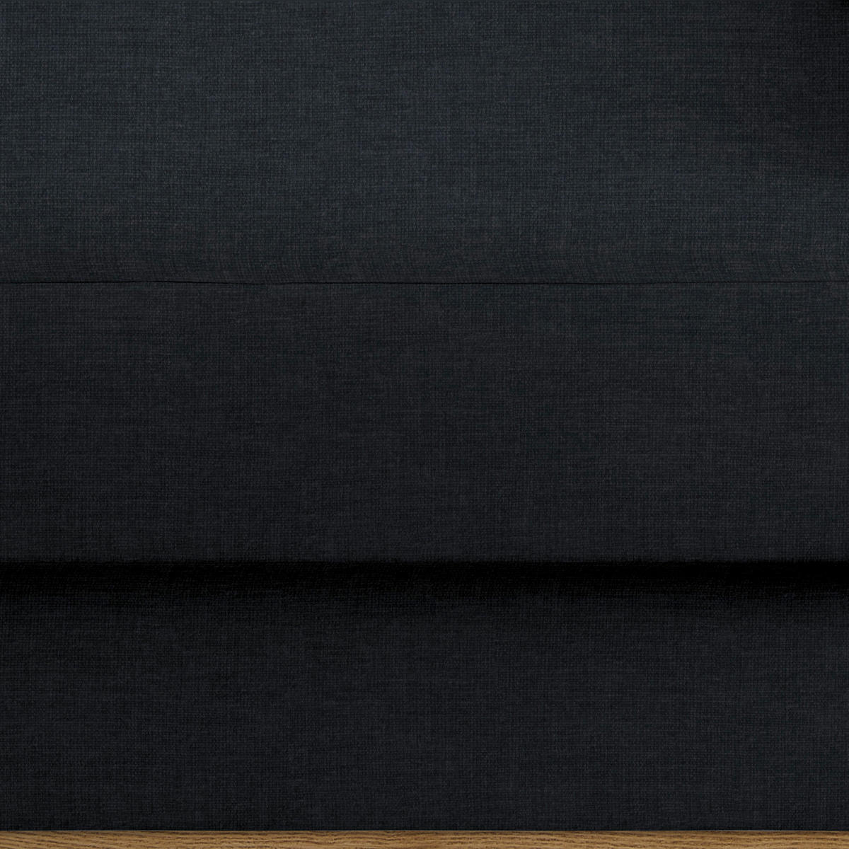 ECKSOFA in Chenille Schwarz  - Schwarz, Konventionell, Holz/Textil (167/234cm) - MID.YOU
