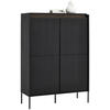 HIGHBOARD  in 98/140/40 cm  - Schwarz, Design, Holzwerkstoff (98/140/40cm) - Hom`in