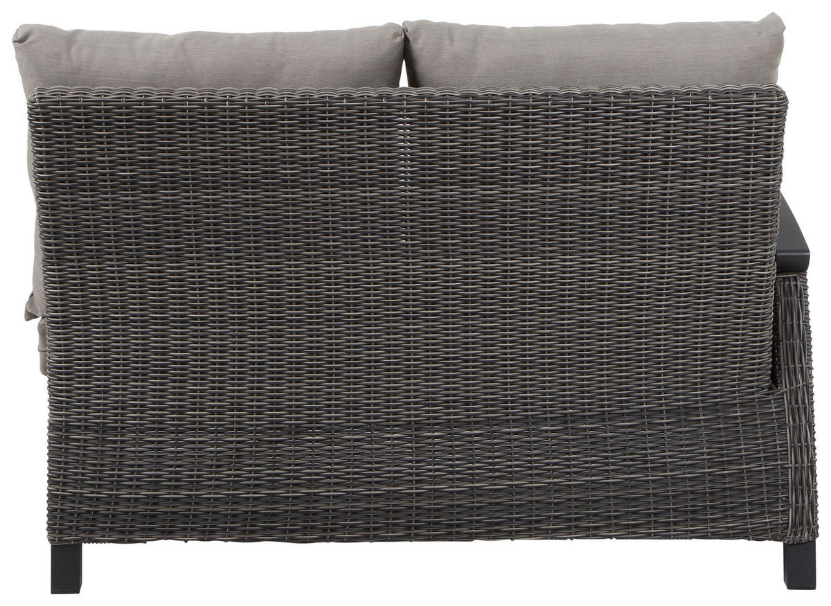 LOUNGEGARNITUR 4-teilig   219/88/219 cm  - Grau, Basics, Keramik/Kunststoff (219/88/219cm) - Siena Garden