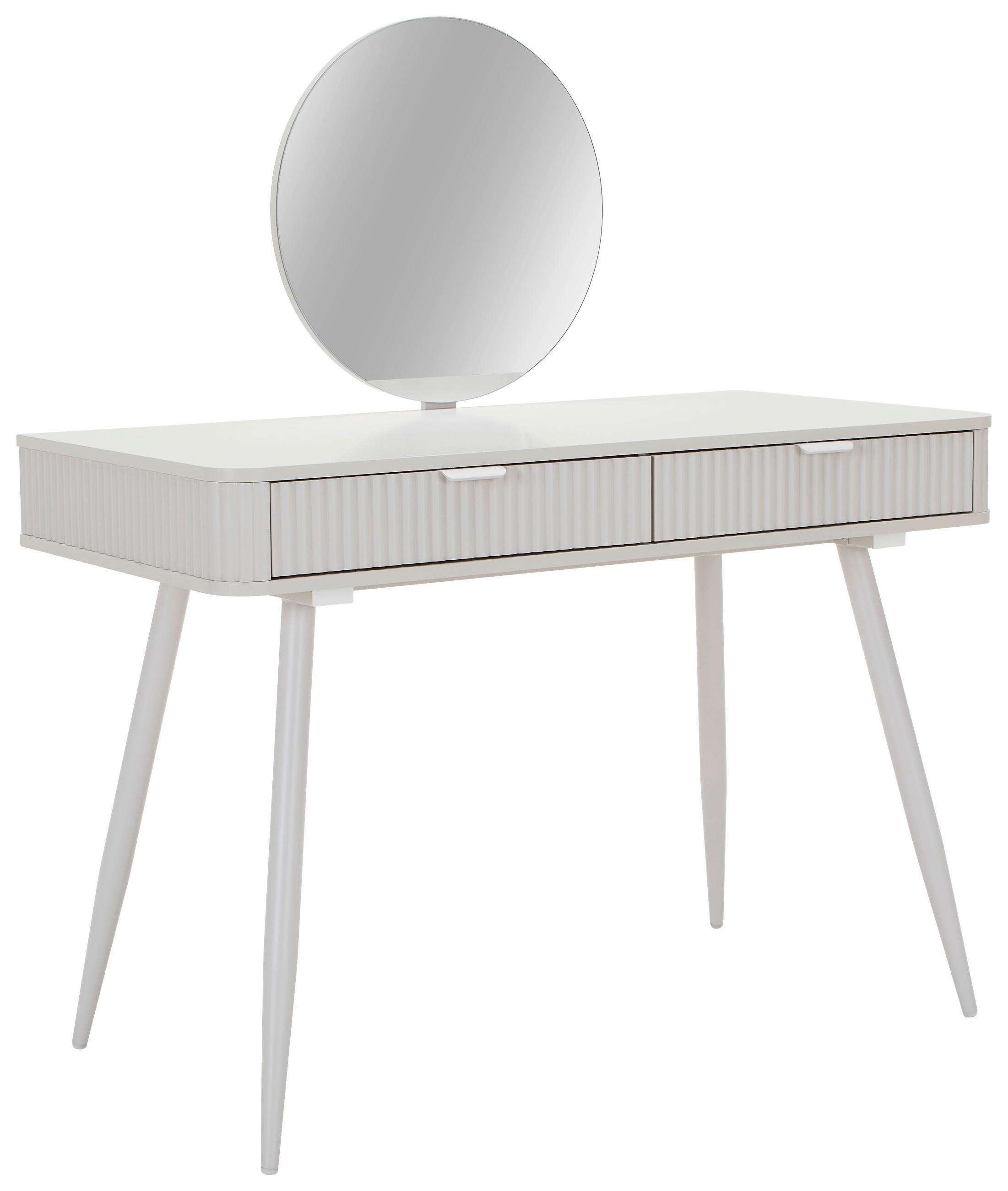 SCHMINKTISCH Kaschmir  - Kaschmir, Design, Glas/Holzwerkstoff (110/55/80cm) - Xora