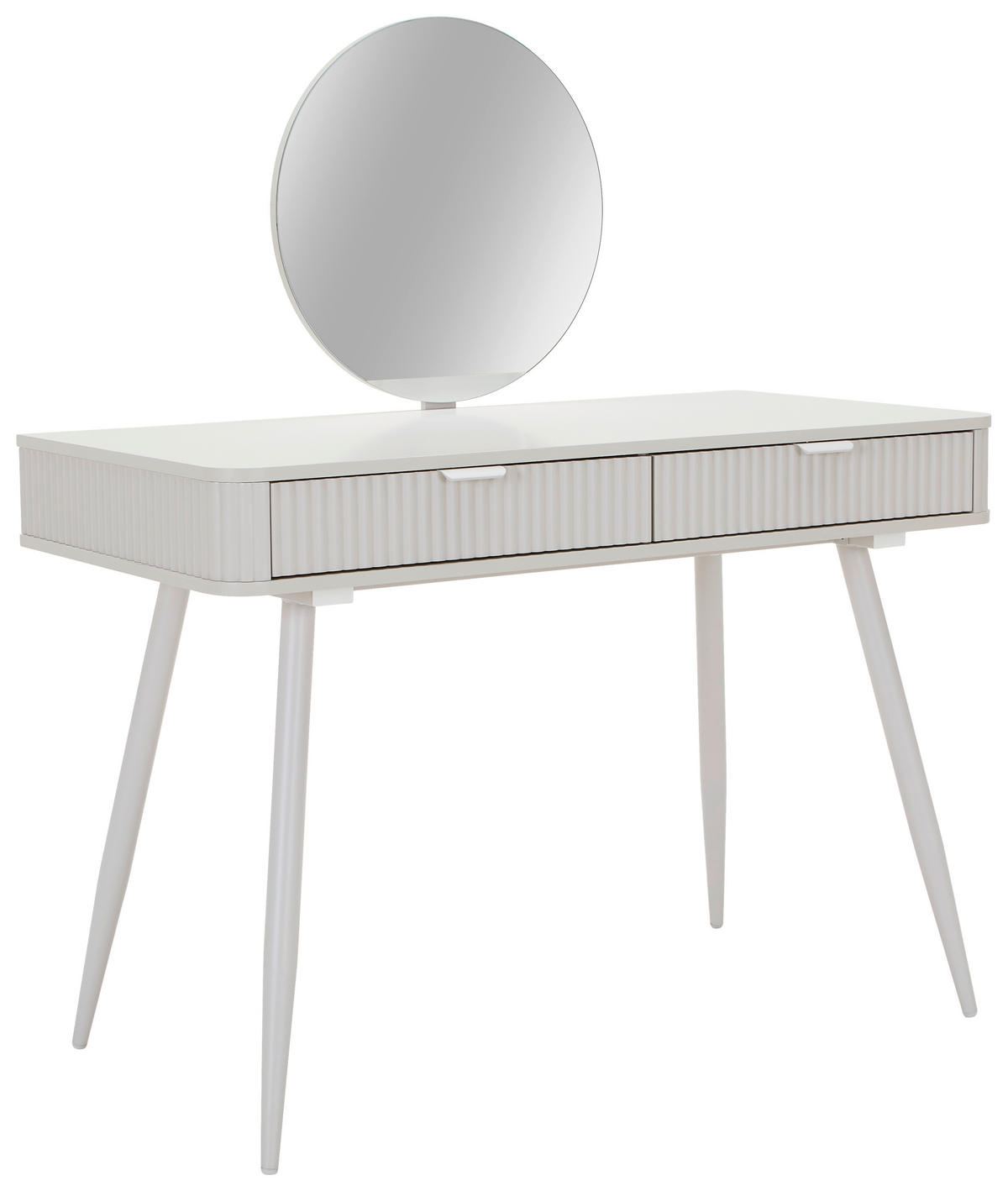 SCHMINKTISCH Kaschmir  - Kaschmir, Design, Glas/Holzwerkstoff (110/55/80cm) - Xora