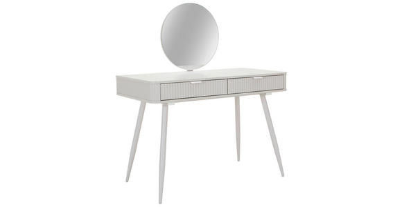 SCHMINKTISCH Kaschmir  - Kaschmir, Design, Glas/Holzwerkstoff (110/55/80cm) - Xora