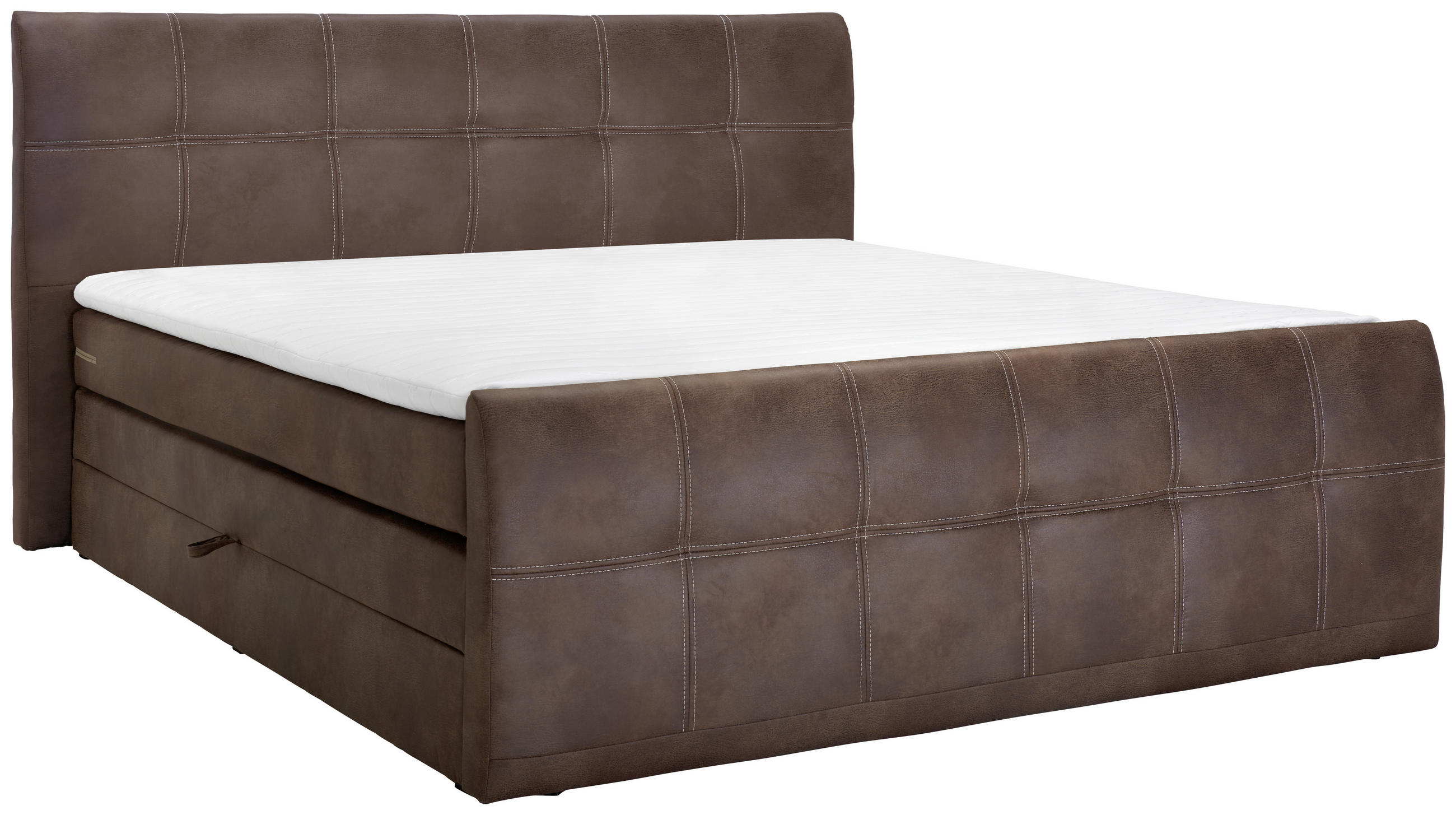 Boxspringbett 180/200 cm in Hellbraun