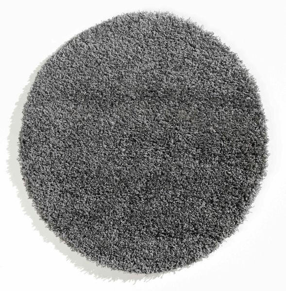 HOCHFLORTEPPICH 100 cm Fashion Shaggy Grau  - Grau, Basics, Textil (100cm) - Novel