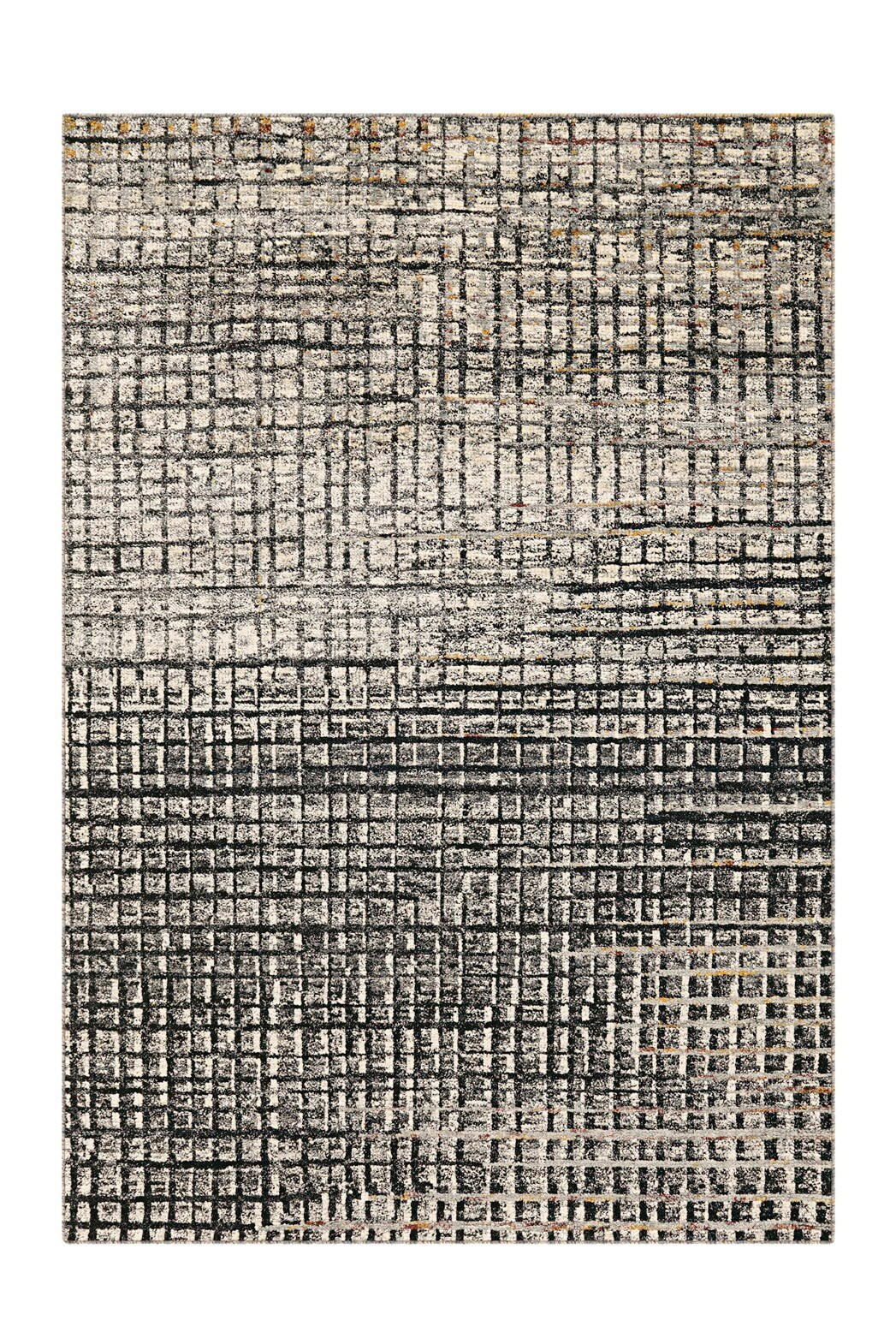 FLATVÄVD MATTA  - grå/svart, Basics, textil (170cm) - Kayoom