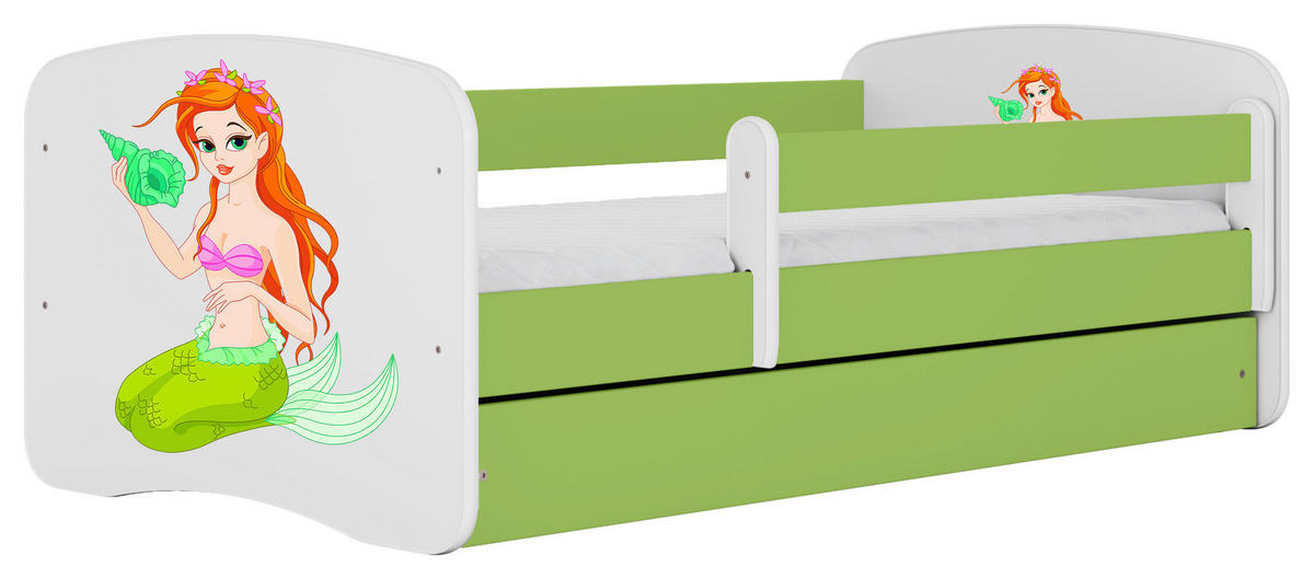KINDER-/JUNIORBETT - Birkefarben/Weiß, MODERN, Holz/Holzwerkstoff (80/160cm) - MID.YOU