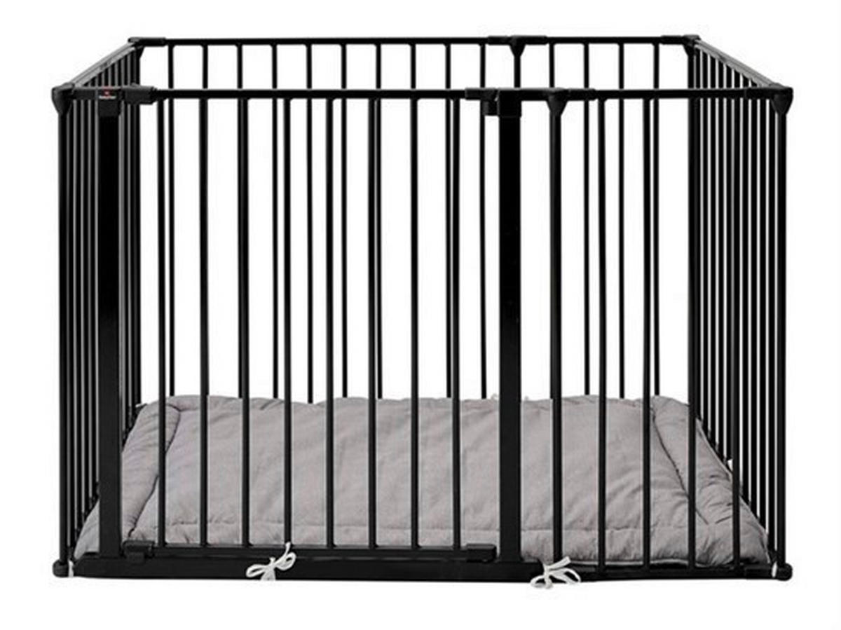 LAUFGITTER OLAF  - Schwarz, Basics, Metall (102/70,5cm) - Baby Dan