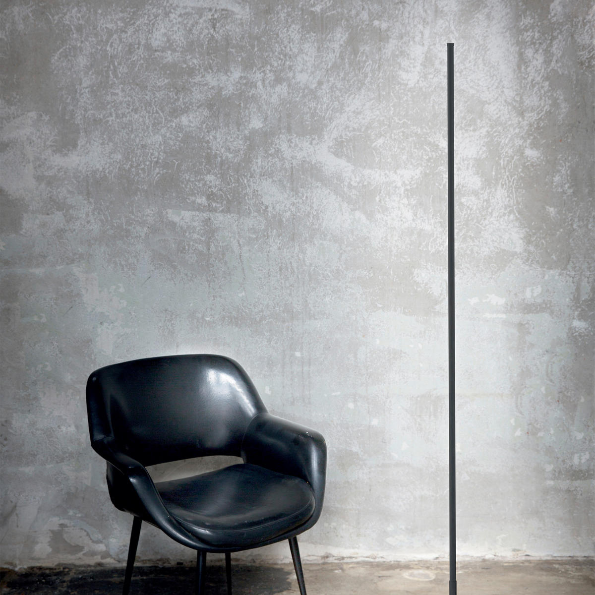 LED-STEHLEUCHTE Ideal Lux Nero 20/146,5 cm   - Schwarz, Design, Kunststoff/Metall (20/146,5cm) - Ideal Lux