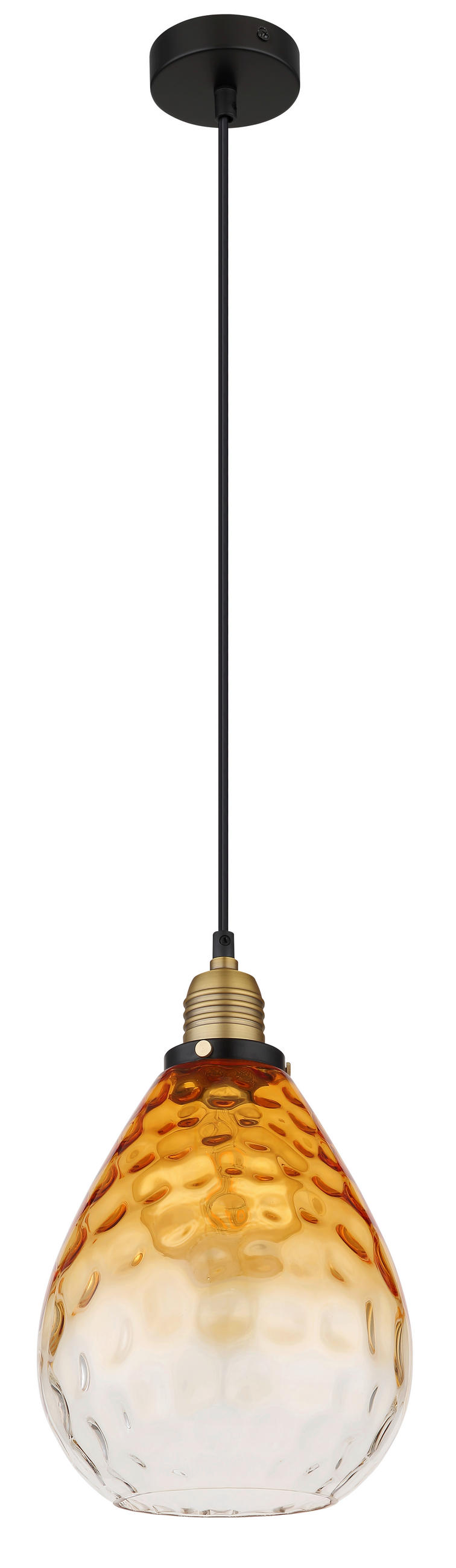 ZÁVĚSNÉ SVÍTIDLO, 21/120 cm  - černá/čiré, Basics, kov/sklo (21/120cm) - Globo