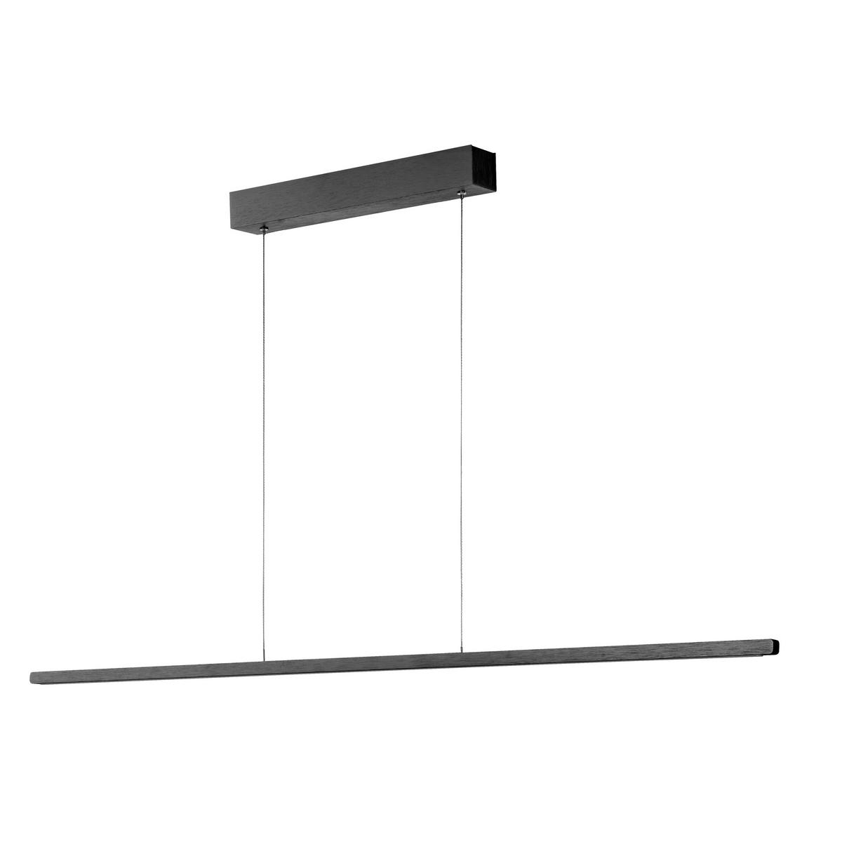 LED-HÄNGELEUCHTE Mia 118/1,8/40-180 cm   - Schwarz, Design, Metall (118/1,8/40-180cm) - Ambiente