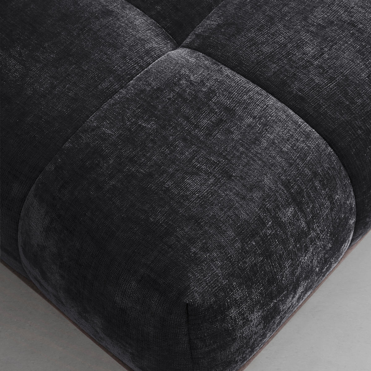 HÖRNSOFFA i antracit  - svart/antracit, Modern, metall/textil (184/262cm) - MID.YOU
