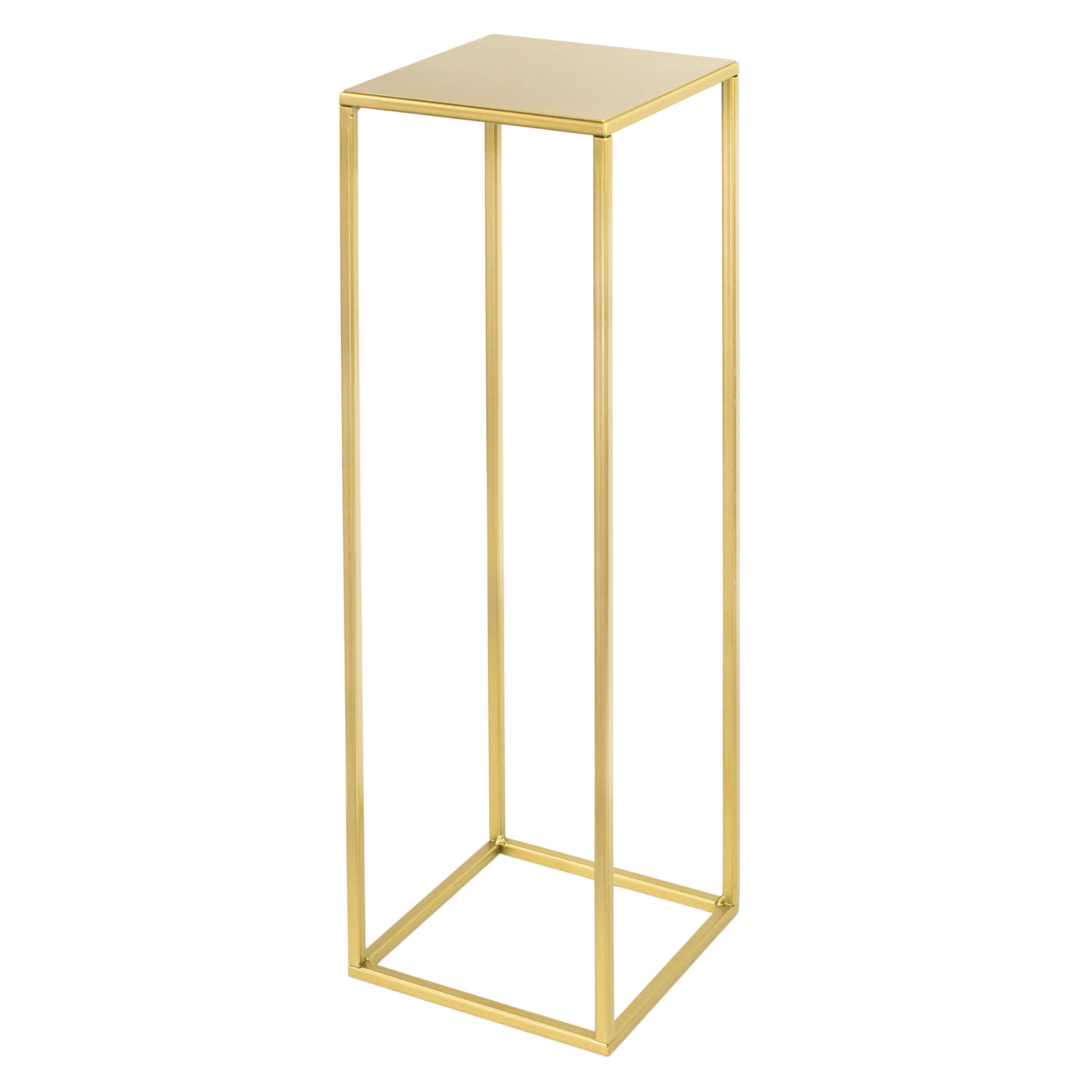 BLUMENSTÄNDER in Metall  - Goldfarben, Basics, Metall (19/62/19cm)