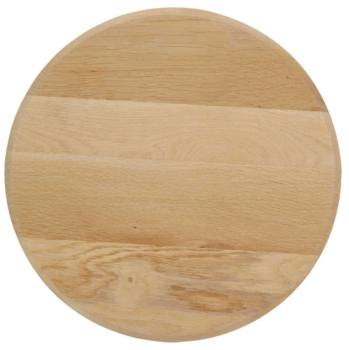 BEISTELLTISCH 40/40/50 cm Eiche massiv Eichefarben rund  - Eichefarben/Weiß, Design, Holz/Metall (40/40/50cm) - Landscape