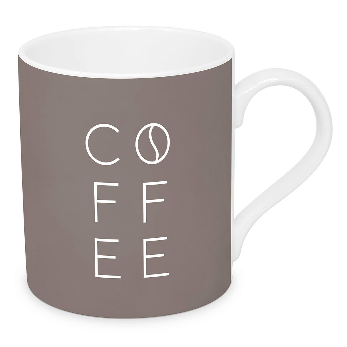 KAFFEEBECHER  350 ml   - Cappuccino, Basics, Keramik (8,5/9,5cm) - PPD