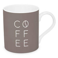 KAFFEEBECHER  350 ml   - Cappuccino, Basics, Keramik (8,5/9,5cm) - PPD
