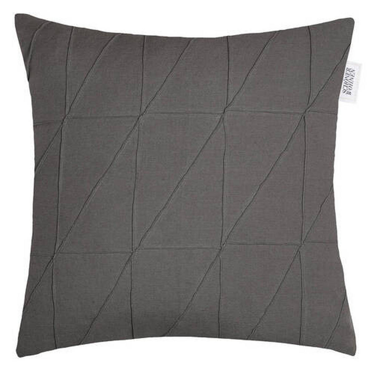 KISSENHÜLLE SW-Across 45/45 cm  - Anthrazit, KONVENTIONELL, Textil (45/45cm) - Schöner Wohnen