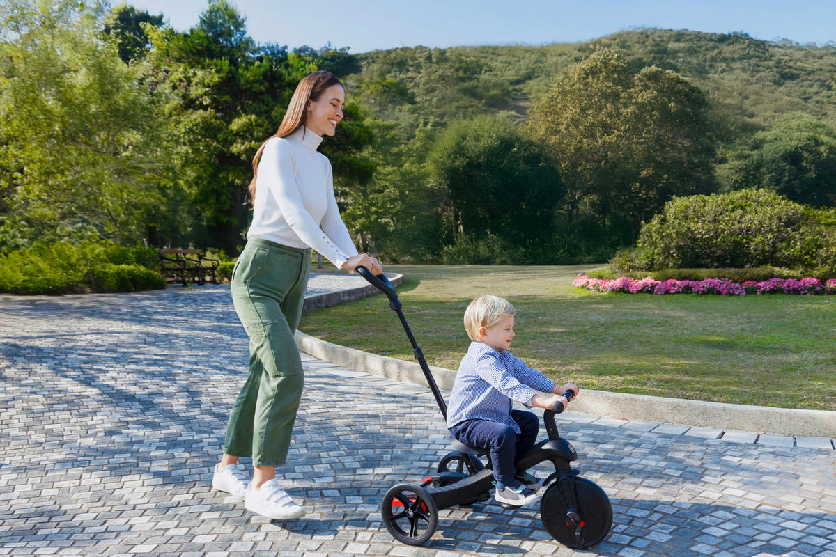 DREIRAD EXPLORER TRIKE 4in1  - Blau, Basics, Kunststoff (95/47/97.5cm) - GLOBBER