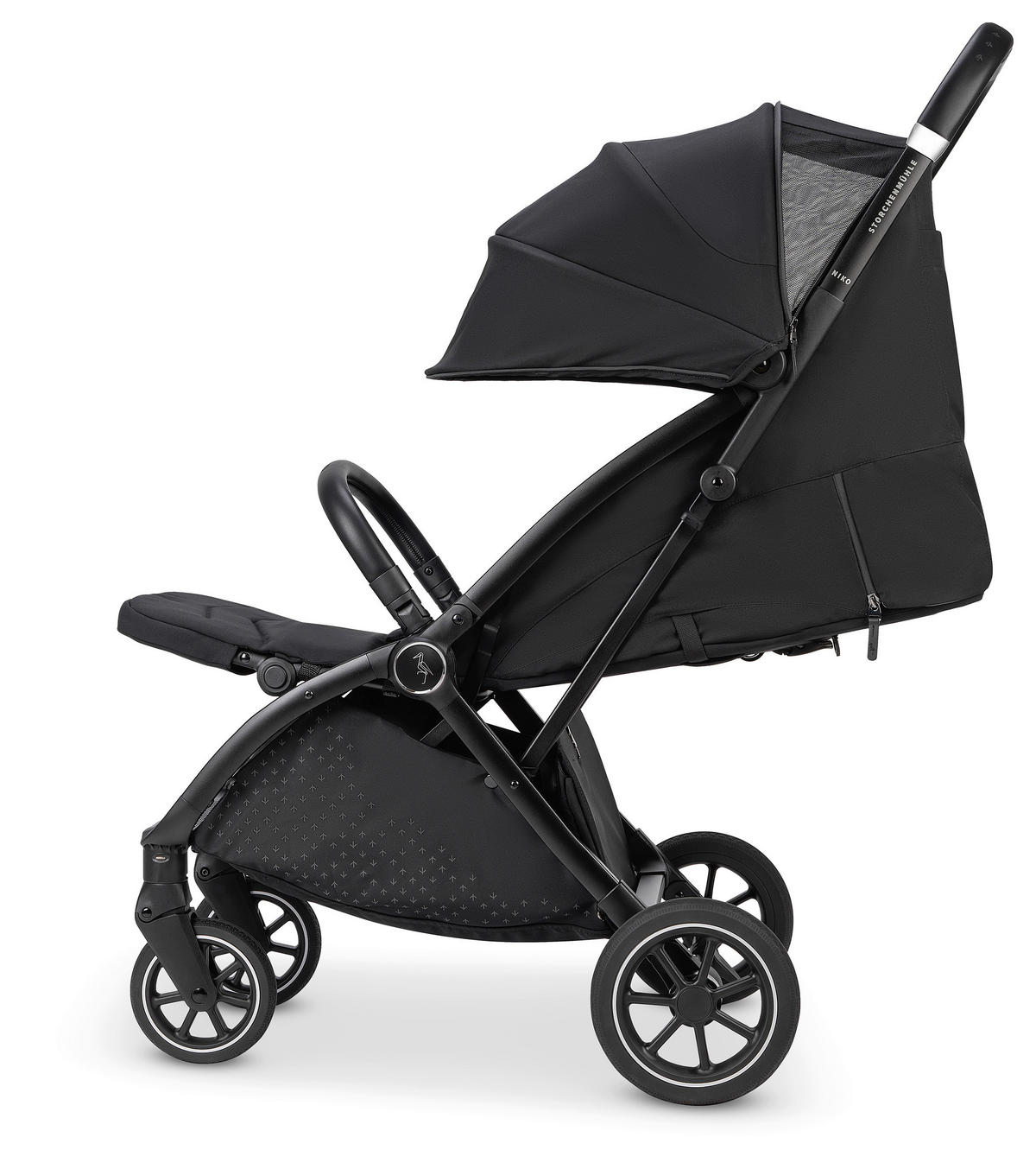 BUGGY SPORTWAGEN NIKO - ONYX  - Schwarz, MODERN, Textil/Metall (88,5/51,5/106,5cm) - Osann