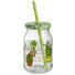 TRINKHALMBECHER - Klar/Grün, Trend, Glas/Kunststoff (0,45l) TRINKHALMBECHER - Klar/Grün, Trend, Glas/Kunststoff (0,45l)