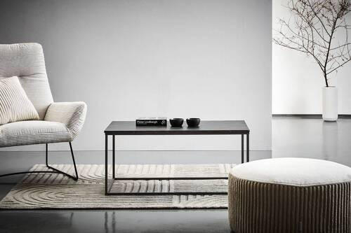 COUCHTISCH in Metall, Holzwerkstoff  - Schwarz, Design, Holzwerkstoff/Metall (100/45/60cm) - MID.YOU