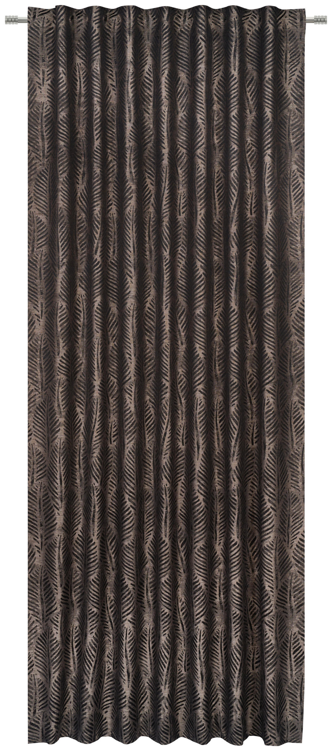 FERTIGVORHANG  blickdicht   140/245 cm  - Braun, Trend, Textil (140/245cm) - Esposa