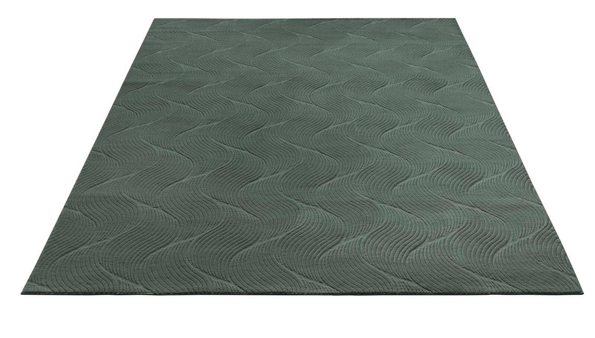 WEBTEPPICH  Wohnzimmer 120/170 cm Homestyle Hellgrün rechteckig  - Hellgrün, Design, Textil (120/170cm) - Novel