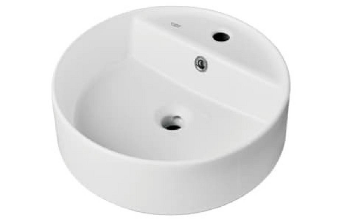 WASCHBECKEN 45/15/45 cm  - Weiß, Basics, Keramik (45/15/45cm) - Celina Home