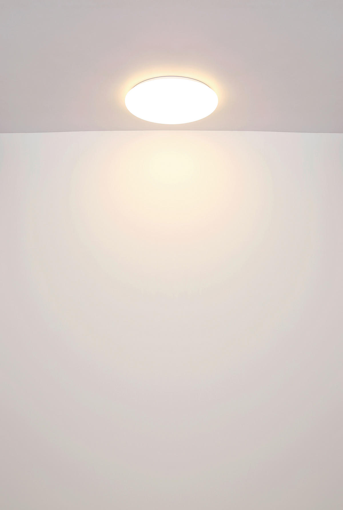 LED-DECKENLEUCHTE Eclypse 10/9 cm  - Weiß, Design, Kunststoff/Metall (10/9cm) - Globo