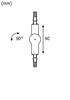 SCHIENENSYSTEM-VERBINDER URail 15,9/1,8 cm   - Chromfarben, Basics, Metall (15,9/1,8cm) - Paulmann