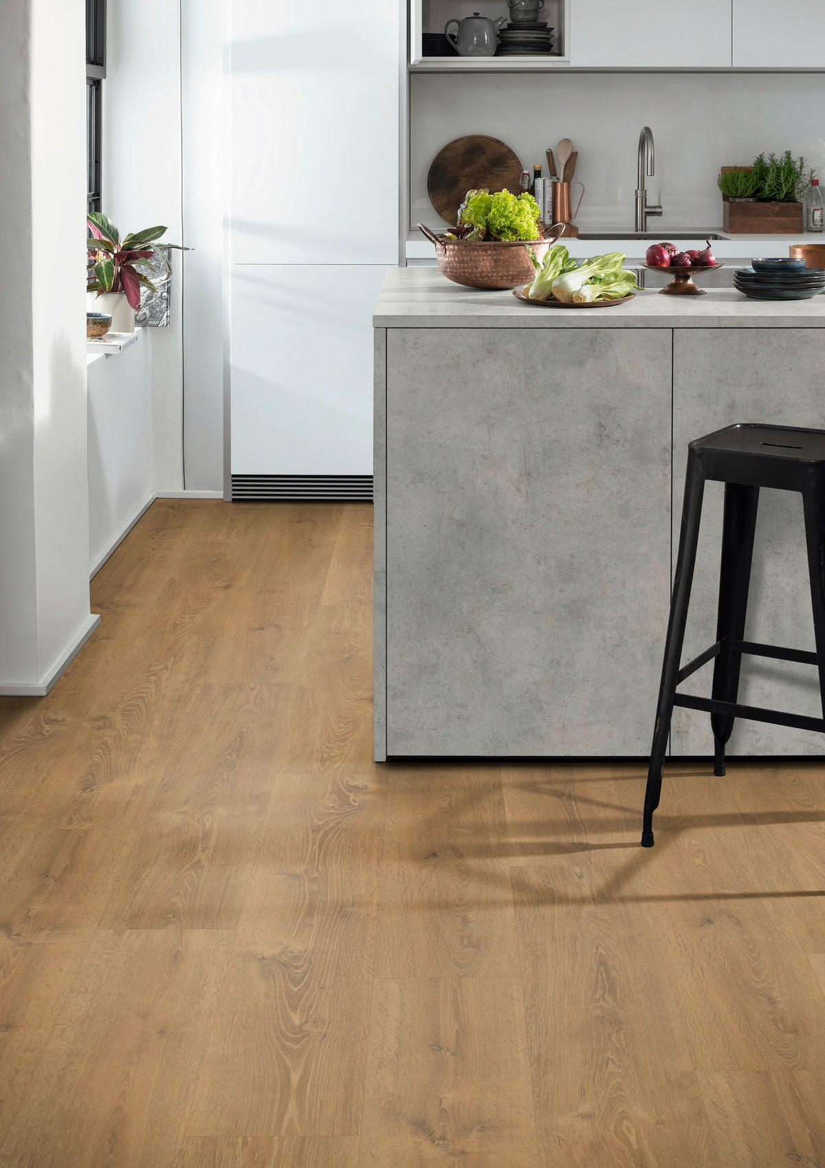 DESIGNBODEN Waltham Eiche EGGER Aquadura+  - Eichefarben/Braun, KONVENTIONELL, Holzwerkstoff (129.2/24.6/0.75cm) - Egger Holzwerkstoffe
