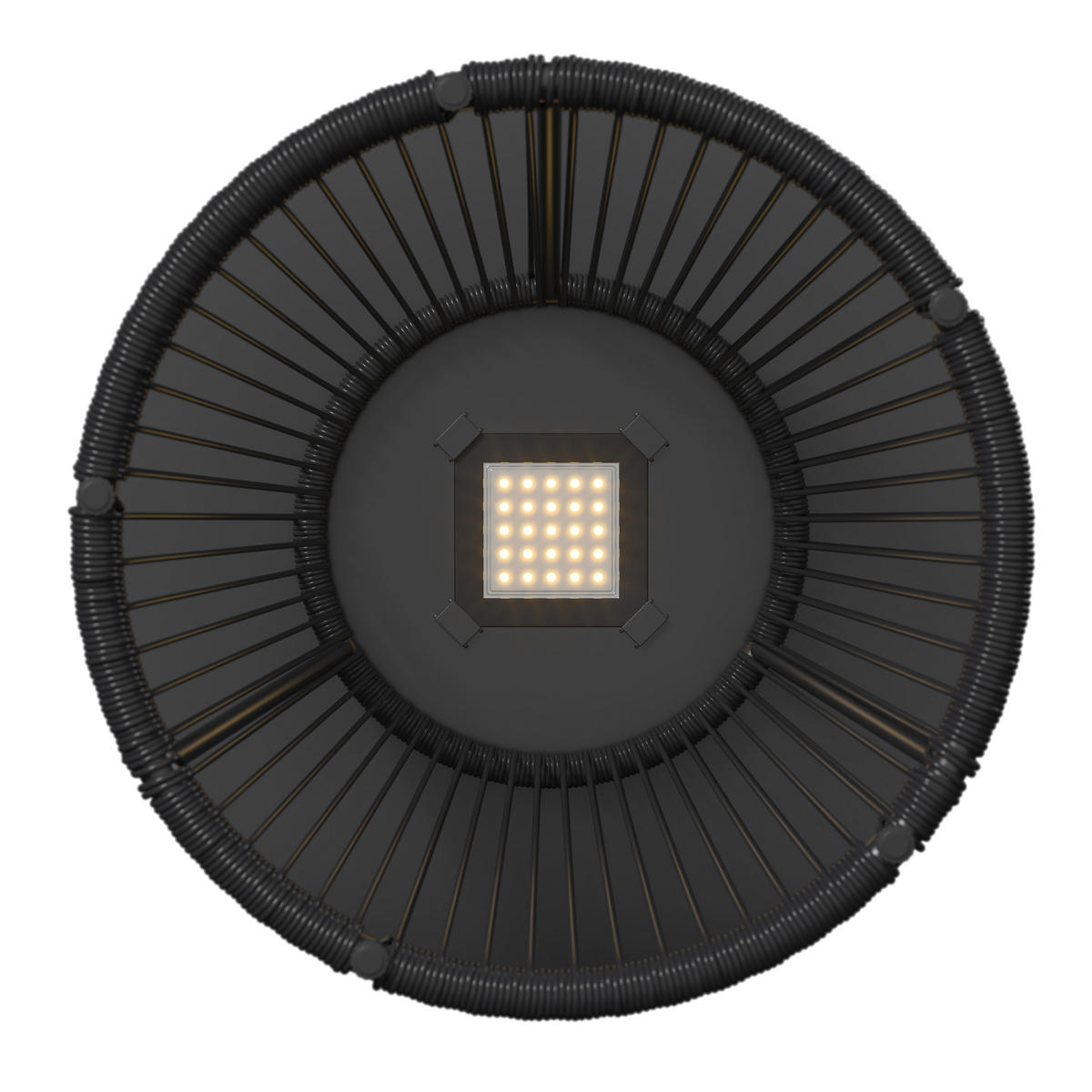 POMOĆNI STOČIĆ ZA BAŠTU 55/47/55 cm  - crna, Moderno, metal/plastika (55/47/55cm) - Bessagi Garden