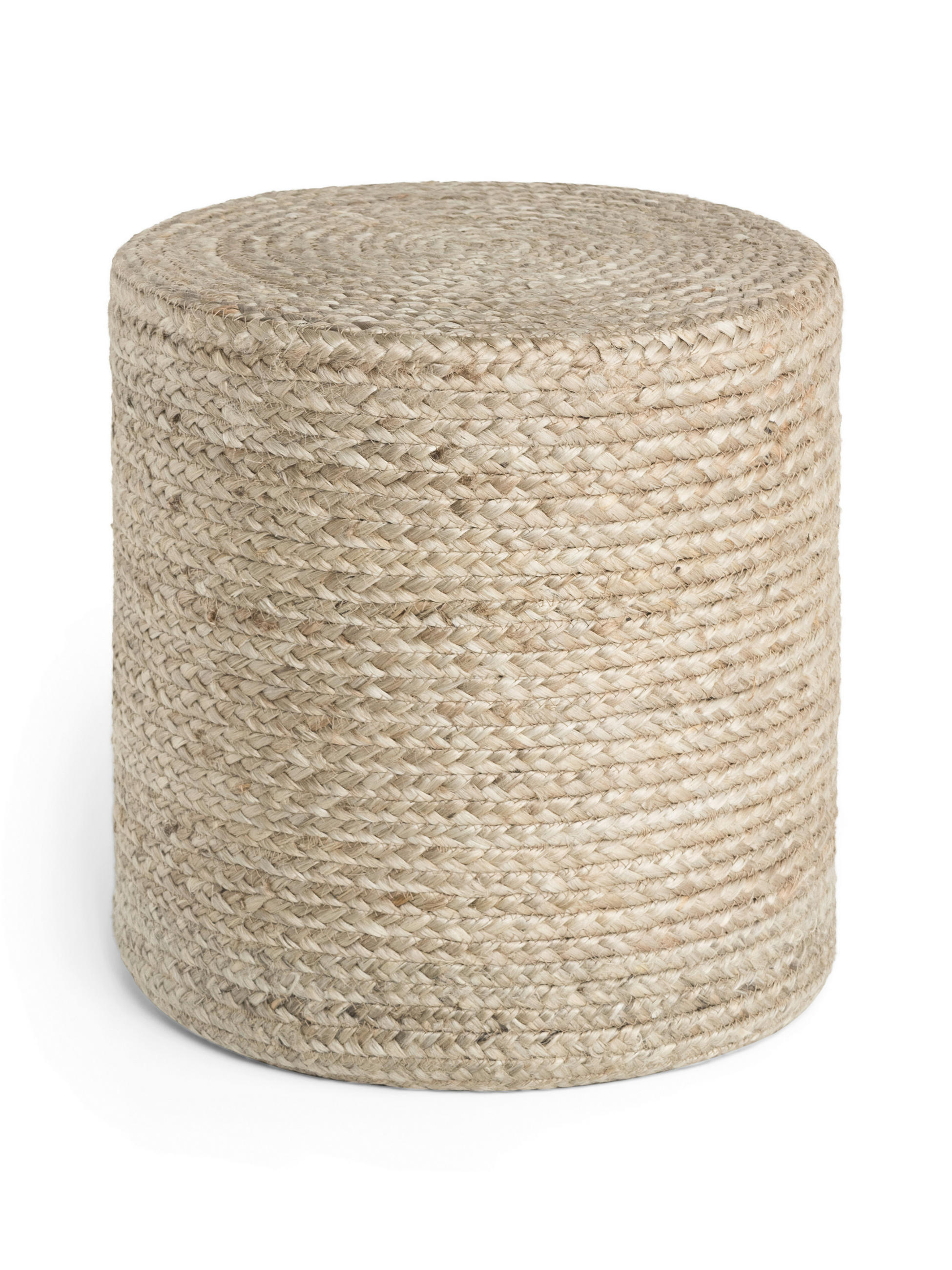 POUF Looma Struktur Uni 40/40/40 cm  - Greige, Basics, Textil (40/40/40cm) - Hanse Home