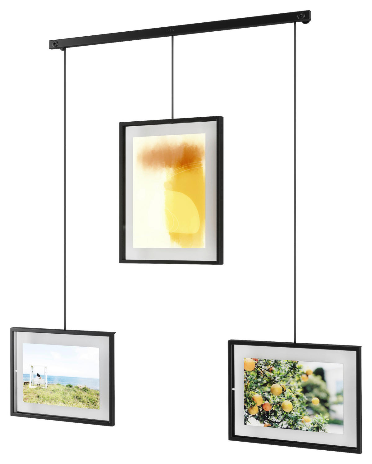 COLLAGERAM 45,7/2,5/67 cm  - svart, Design, metall/glas (45,7/2,5/67cm) - Umbra