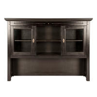 BUFFETAUFSATZ 148/110/34 cm  in  - Schwarzbraun/Messingfarben, Design, Holz/Metall (148/110/34cm) - MID.YOU