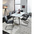 SCHWINGSTUHL Lederlook Chromfarben, Grau - Chromfarben/Grau, Design, Textil/Metall (46,5/90/61,5cm) - XORA